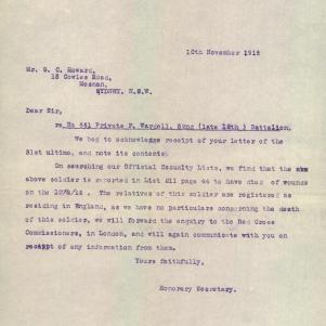 Soldier packet page