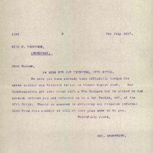Soldier packet page