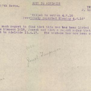 Soldier packet page