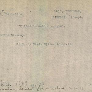 Soldier packet page