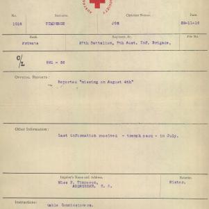 Soldier packet page