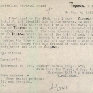 Soldier packet page