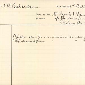 Soldier packet page