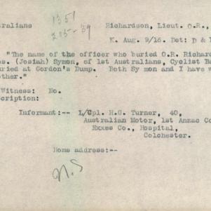Soldier packet page