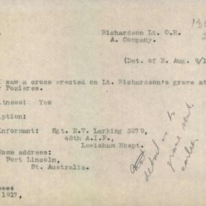 Soldier packet page