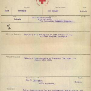 Soldier packet page