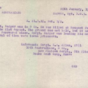 Soldier packet page