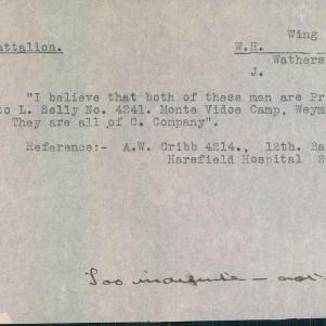 Soldier packet page
