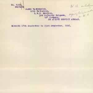 Soldier packet page