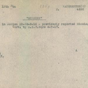 Soldier packet page