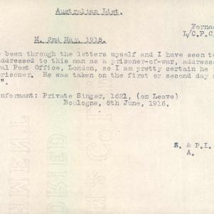 Soldier packet page