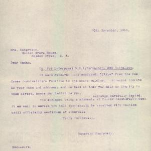 Soldier packet page