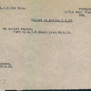 Soldier packet page