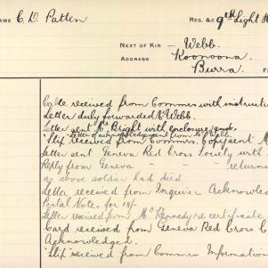 Soldier packet page