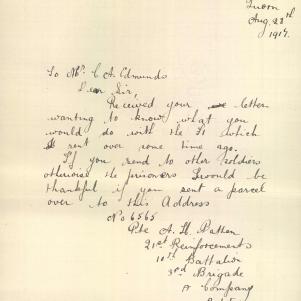 Soldier packet page