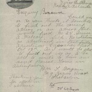 Soldier packet page