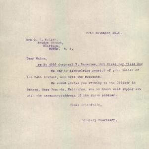 Soldier packet page