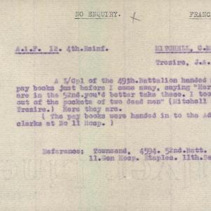 Soldier packet page