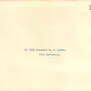 Soldier packet page