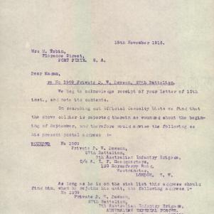 Soldier packet page