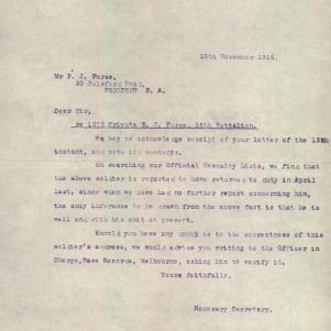 Soldier packet page