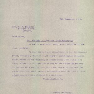 Soldier packet page