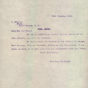 Soldier packet page