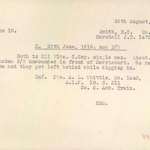 Soldier packet page