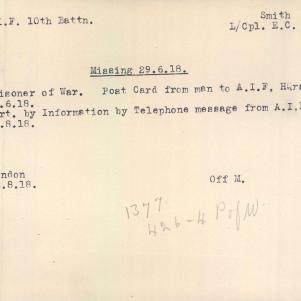 Soldier packet page