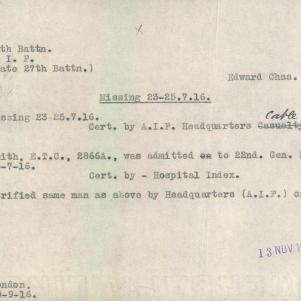 Soldier packet page