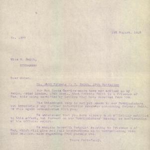 Soldier packet page
