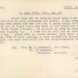 Soldier packet page