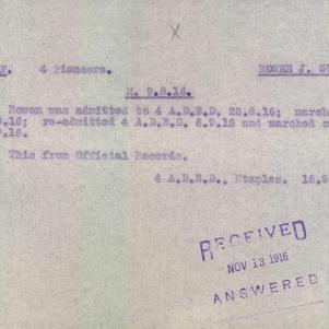 Soldier packet page