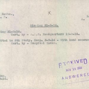 Soldier packet page