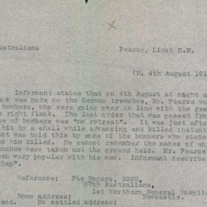 Soldier packet page