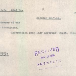 Soldier packet page