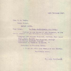 Soldier packet page