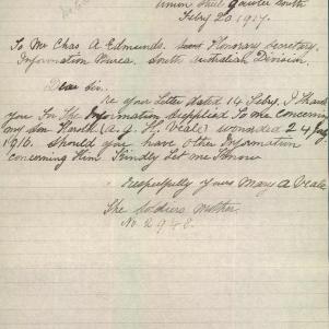 Soldier packet page