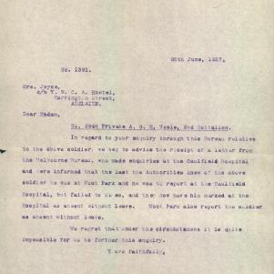 Soldier packet page