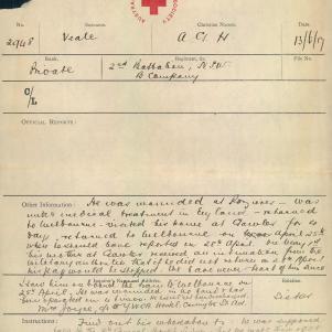 Soldier packet page