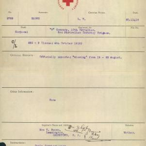Soldier packet page