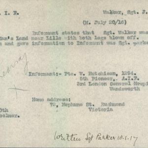 Soldier packet page