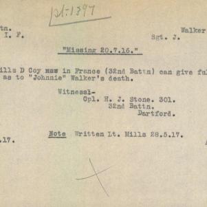 Soldier packet page