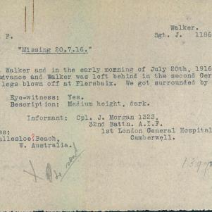 Soldier packet page