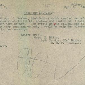 Soldier packet page
