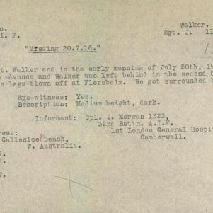 Soldier packet page