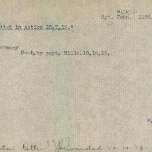 Soldier packet page