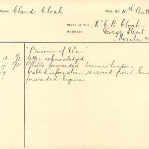 Soldier packet page