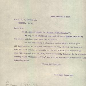 Soldier packet page