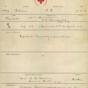Soldier packet page